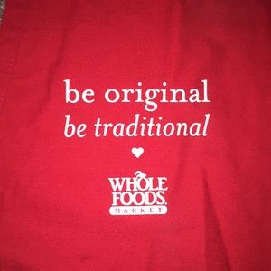 Whole Foods valentines apron